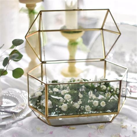 Wedding Glass Card Box – NCYPgarden